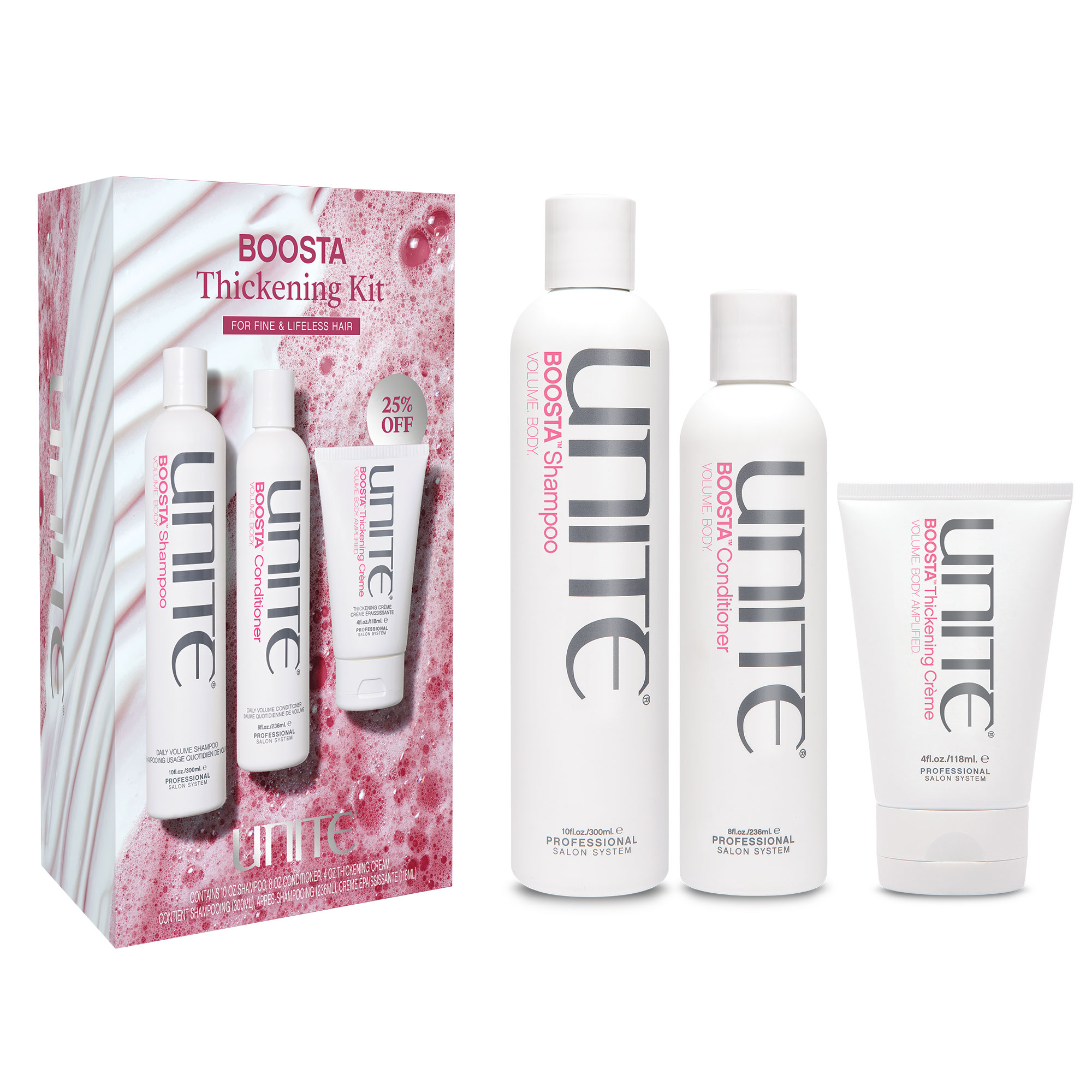 UNITE ​Holiday: BOOSTA Thickening Kit